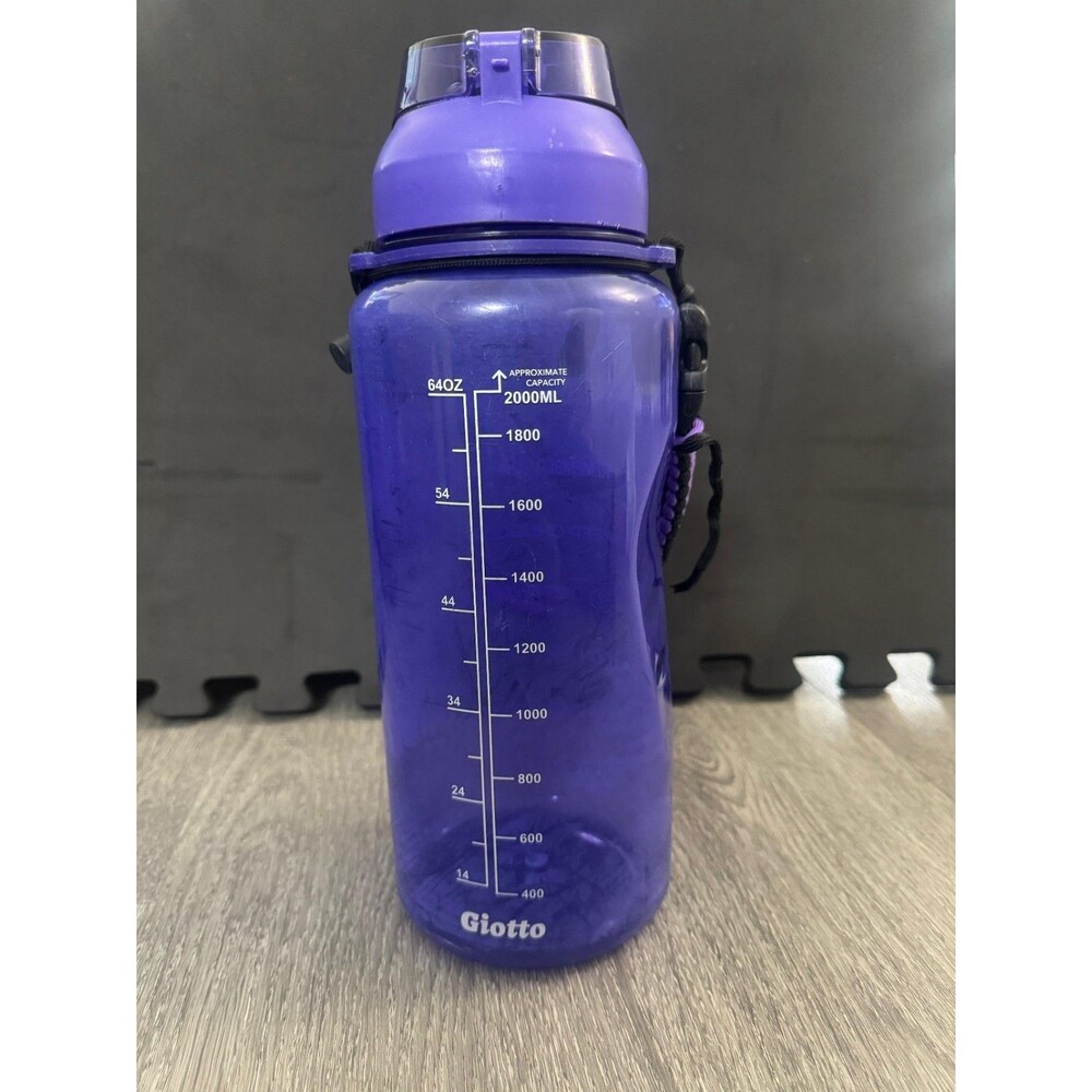 Giotto Sport  Water Bottle with Time Marker 64oz - 2000ml